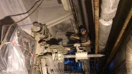 Канатная алмазная резка бетона без ограничений по габаритам конструкций..