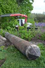 Прокол під проїзжою частиною. Полтава 2013р. &mdash; Техенергобуд