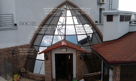 Тонировка солнцезащитная и зеркальная