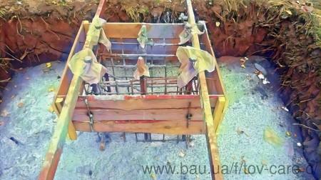 заливка бетоном анкерных оснований