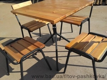 Меблі для літнього кафе від виробника