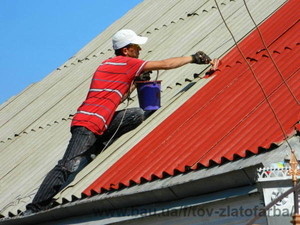 Шикарна фарба для шиферу — Златофарба+ Шикарна фарба для шиферу — Златофарба+