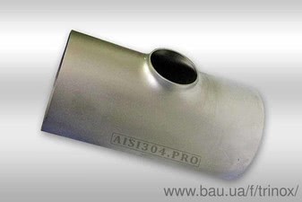 Трійники нержавіючий DIN Dn 50/40 AISI 304 &mdash; Тринокс
