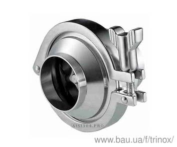 Клапан зворотний під зварювання DIN Dn 32 AISI 304