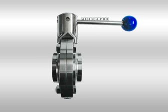 Заслонка шиберная нержавіюча Ду 50 AISI 304 &mdash; Трінокс