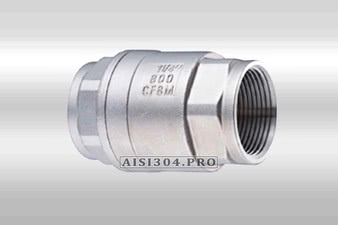 Клапан зворотний різьбовій нержавіючий ГОСТ Dn 15 AISI 304 &mdash; Тринокс