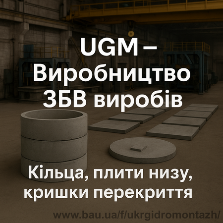 Бетонные кольца ЖБИ для колодцев, сливных ям.