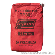 Пігмент для бетону Precheza Червоний TP303 &mdash; Вереск-2007