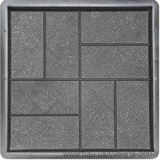 Форми для тротуарної плитки Вереск-2007 Паркет 400×400×50 мм &mdash; Вереск-2007