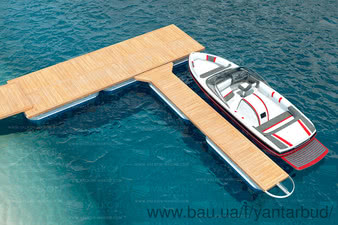 пірс для яхт і лодок &mdash; Янтарбуд