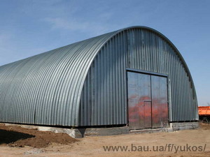 Строительство ангаров. &mdash; Юкос-Трейд