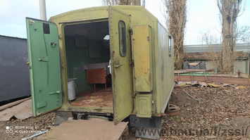 Кунг вагончик з автомобіля ЗІЛ з буржуйкою