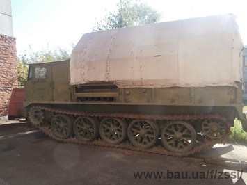 Кабелеукладальника АТС -59 на базі артилерійського тягача конверсія