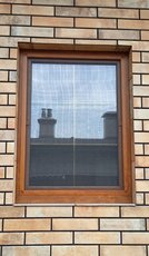 Москітна сітка в кольорі золотий дуб