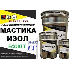 Мастика ІЗОЛ Ecobit марка ГГ ТУ 21-27-37-89 бітумна холодна