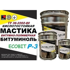 Бітуміноль Р-3 Ecobit мастика кислототривка ТУ 36-2292-80