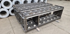 Форма для мобільних бетонних конструкцій Лего-блок 240*60*60