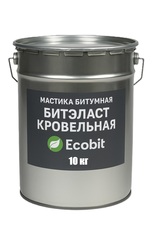 Мастика бітумна відро 10,0 кг Бітеласт - Покрівельний Ecobit