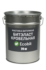 Мастика бітумна відро 20,0 кг Бітеласт - Покрівельний Ecobit