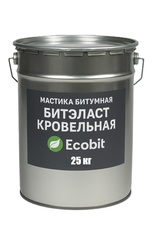 Мастика бітумна відро 25,0 кг Бітеласт - Покрівельний Ecobit