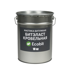 Мастика бітумна відро 10,0 кг Бітеласт - Покрівельний Ecobit