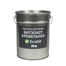 Мастика бітумна відро 20,0 кг Бітеласт - Покрівельний Ecobit