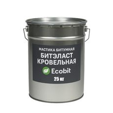Мастика бітумна відро 25,0 кг Бітеласт - Покрівельний Ecobit