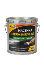 Тегерон Бітумний Екобіт відро 5,0 кг мастика гумово-бітумна