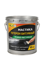 Тегерон Бітумний Екобіт відро 10,0 кг мастика гумово-бітумна