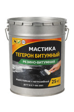 Тегерон Бітумний Екобіт відро 25,0 кг мастика гумово-бітумна