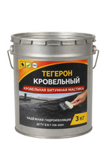 Тегерон Покрівля Ecobit відро 3,0 кг - покрівельна бітумна