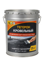 Тегерон Покрівля Ecobit відро 25 кг - покрівельна бітумна