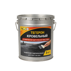 Тегерон Покрівля Ecobit відро 3,0 кг - покрівельна бітумна