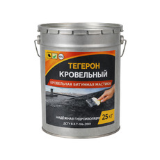 Тегерон Покрівля Ecobit відро 25 кг - покрівельна бітумна