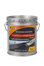 Бітумна мастика відро 5,0 кг БудІзол Покрівельний Ecobit