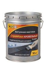 Бітумна мастика відро 10,0 кг БудІзол Покрівельний Ecobit