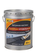 Бітумна мастика відро 20,0 кг БудІзол Покрівельний Ecobit