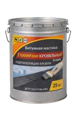 Бітумна мастика відро 25,0 кг БудІзол Покрівельний Ecobit