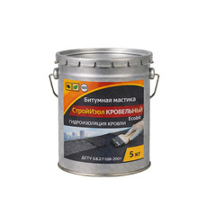 Бітумна мастика відро 5,0 кг БудІзол Покрівельний Ecobit