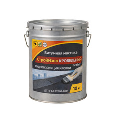 Бітумна мастика відро 10,0 кг БудІзол Покрівельний Ecobit