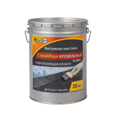 Бітумна мастика відро 25,0 кг БудІзол Покрівельний Ecobit