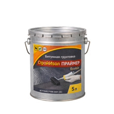 Бітумна ґрунтовка відро 5,0 л БудІзол Праймер ЕКОБІТ