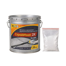 Бітумно-каучукова мастика відро 10,0 кг БудІзол 2К