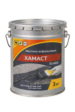 Мастика асфальтова ХАМАСТ ЕКОБІТ відро 3,0 кг