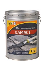 Мастика асфальтова ХАМАСТ ЕКОБІТ відро 10,0 кг