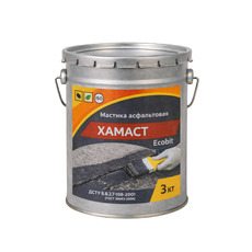 Мастика асфальтова ХАМАСТ ЕКОБІТ відро 3,0 кг