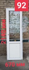 Двері металопластикові розмір 670*2140мм