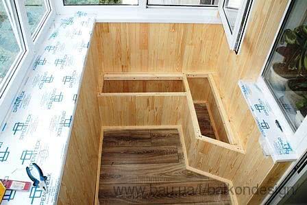 Ящик для овочів на балконі - новий варіант меблів від компанії Балкон Дизайн