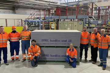 British Gypsum представила гіпсокартон зі 100% переробленого матеріалу