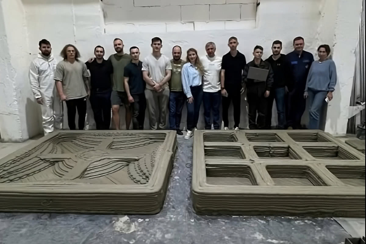 3D UTU та ХНУМГ ім. О.М. Бекетова надрукували перші зразки перекриттів з бетону на 3D-принтері